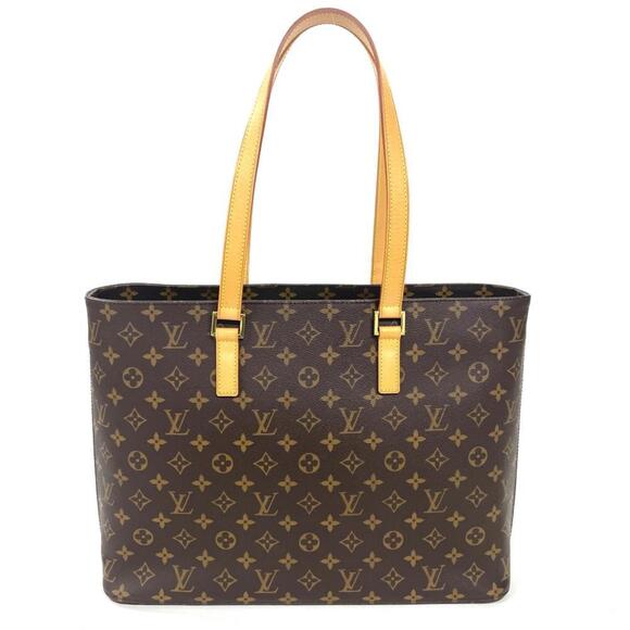 Louis Vuitton Handbags - LOUIS VUITTON Authentic Brown Monogram Canvas Tote Bag